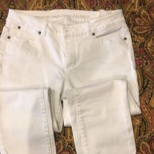 Talbots Signature White Jeans Crop8